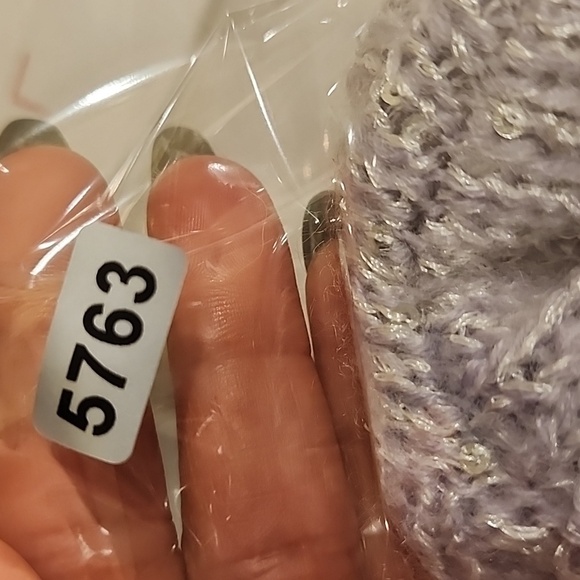 Rue21 Purple Sequins Women's Crew Neck Sweater by Pink Rose Size M NWT - Picture 9 of 9